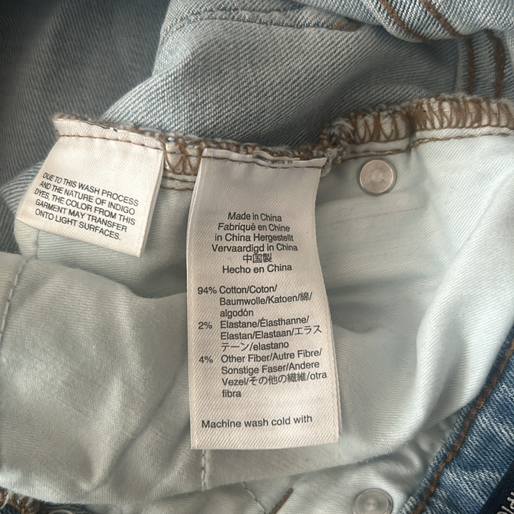 J Crew - 9" High-Rise Toothpick Button Fly Jean - Size 25P - Picture 7 of 9